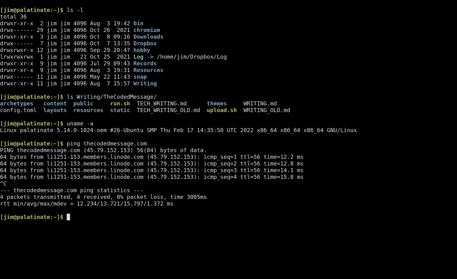 Command Line Chat